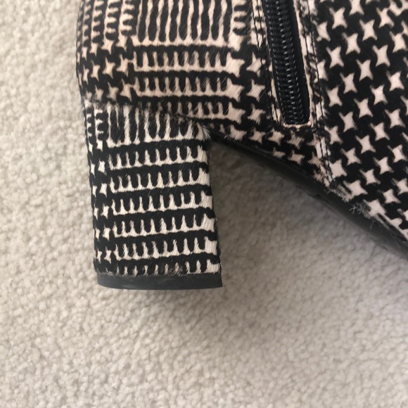 Kate Spade Holly Houndstooth Calf Hair Booties - Picture 5 of 16